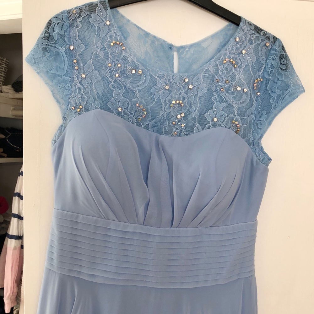 Blue lace Formal/prom Dress